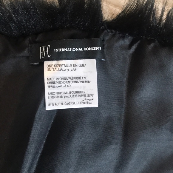 Ombré Inc faux fur scarf - Picture 5 of 5